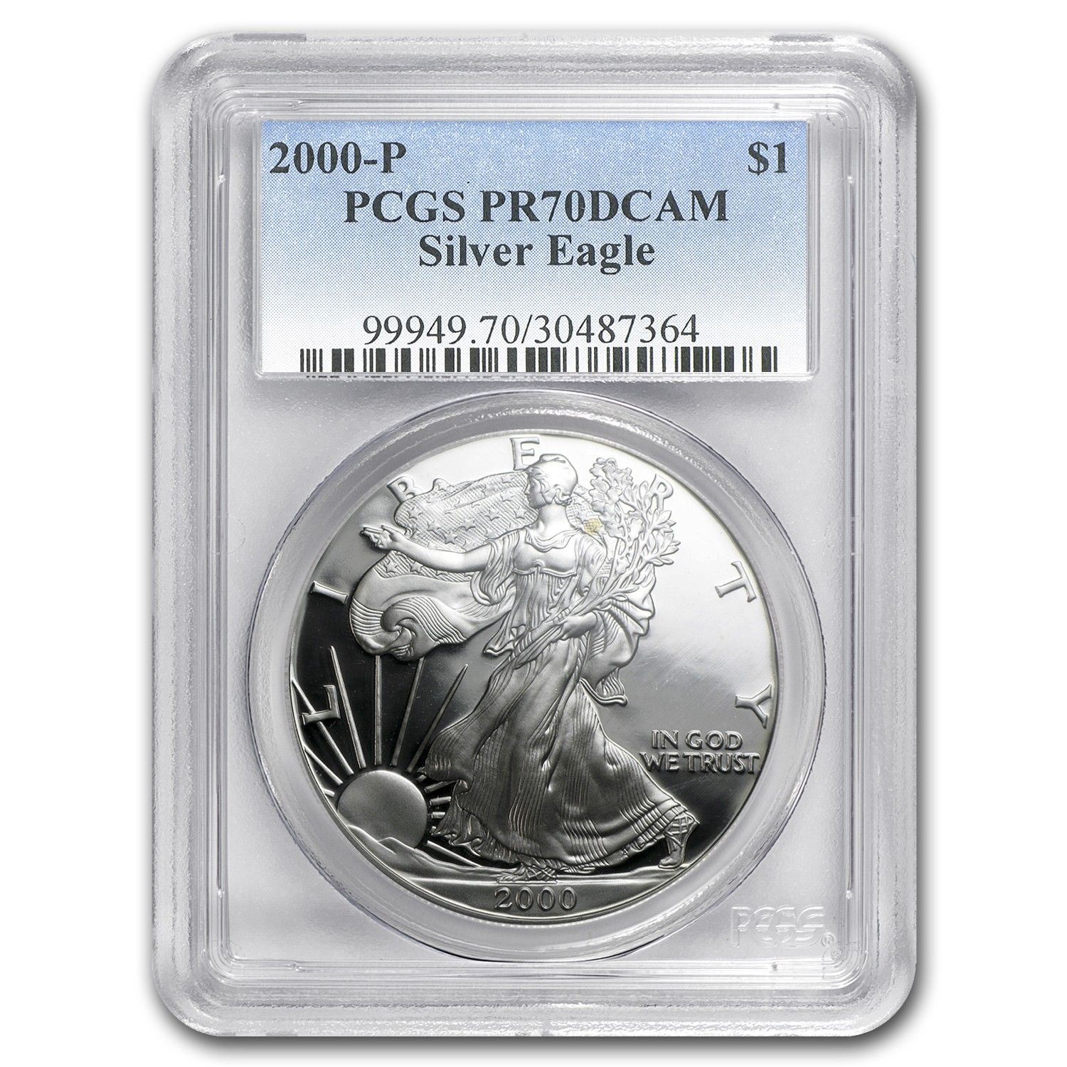 2000-P Proof American Silver Eagle PR-70 PCGS