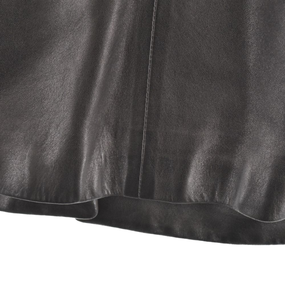 HERMES (エルメス) 90s マルジェラ期 ノーカラーレザージャケット