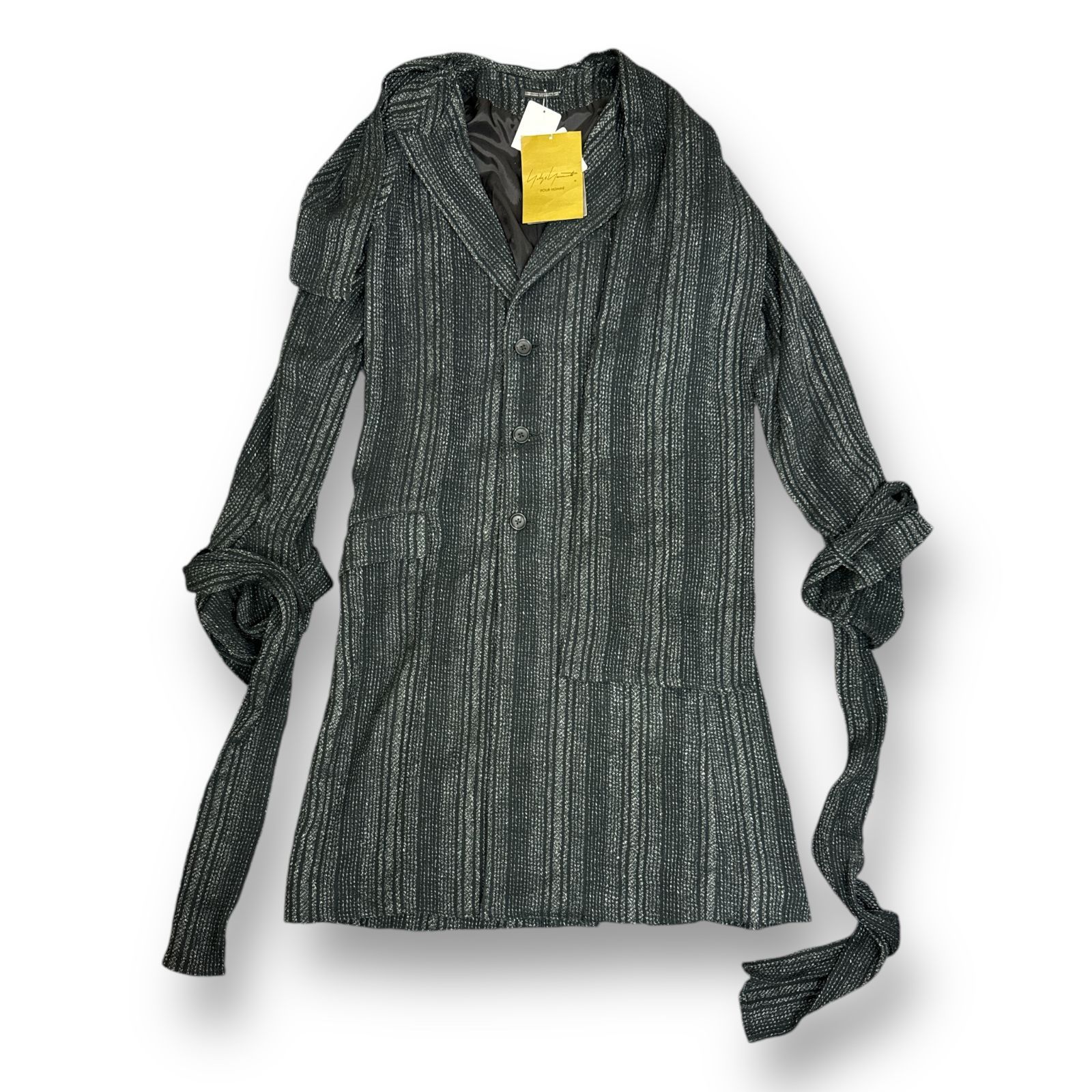 定価371800円 未使用 Yohji Yamamoto POUR HOMME 24SS DETACHABLE