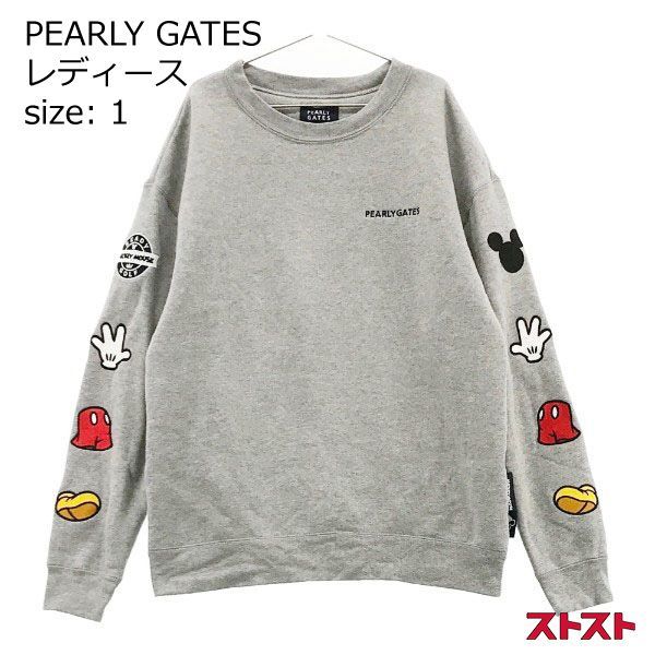 PEARLY GATES パーリーゲイツ ×Disney 2021年モデル 裏起毛 スウェット 