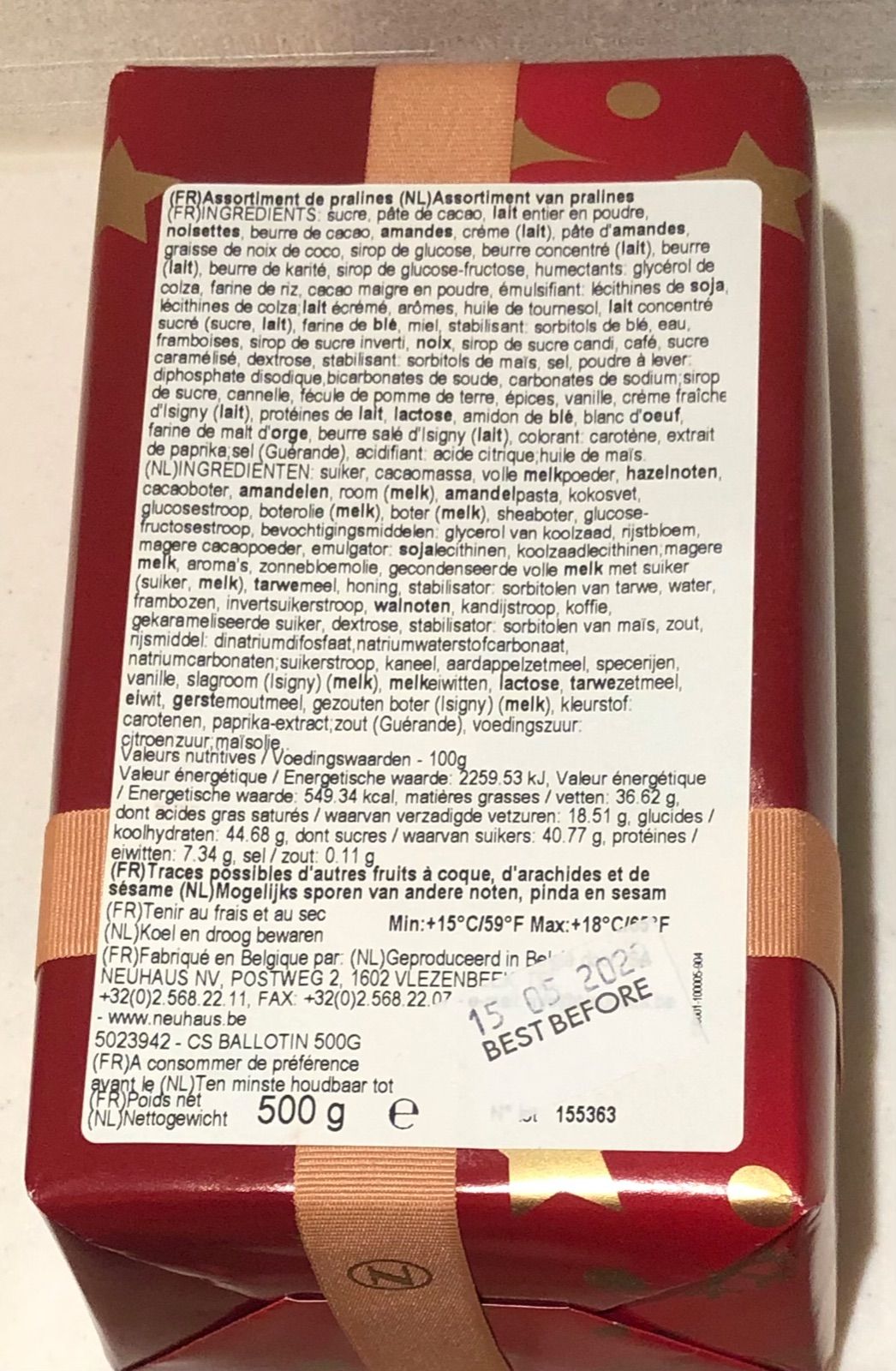 ノイハウス Neuhaus CLASSIC Pralines アソート 500g - メルカリ