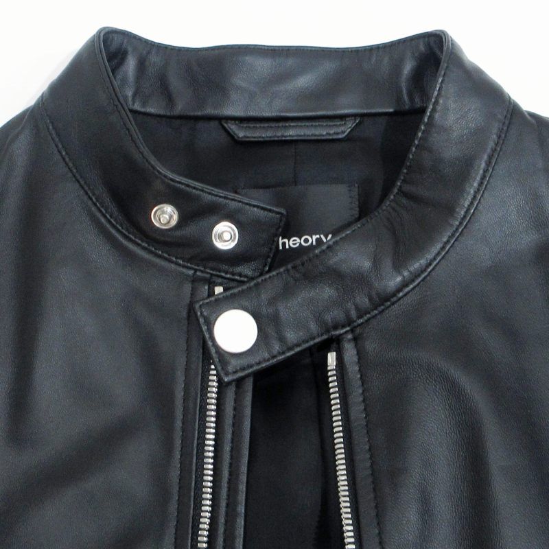 セオリー Theory タグ付 19SS WYNWOOD シングルライダースジャケット
