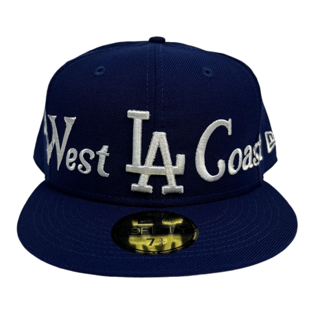 海外限定 NEWERA 59FIFTY ドジャース クロウズ ブラック 73/4 海外限定モデル】 NEWERA 59FIFTY ドジャース LA逆ロゴ ブラック