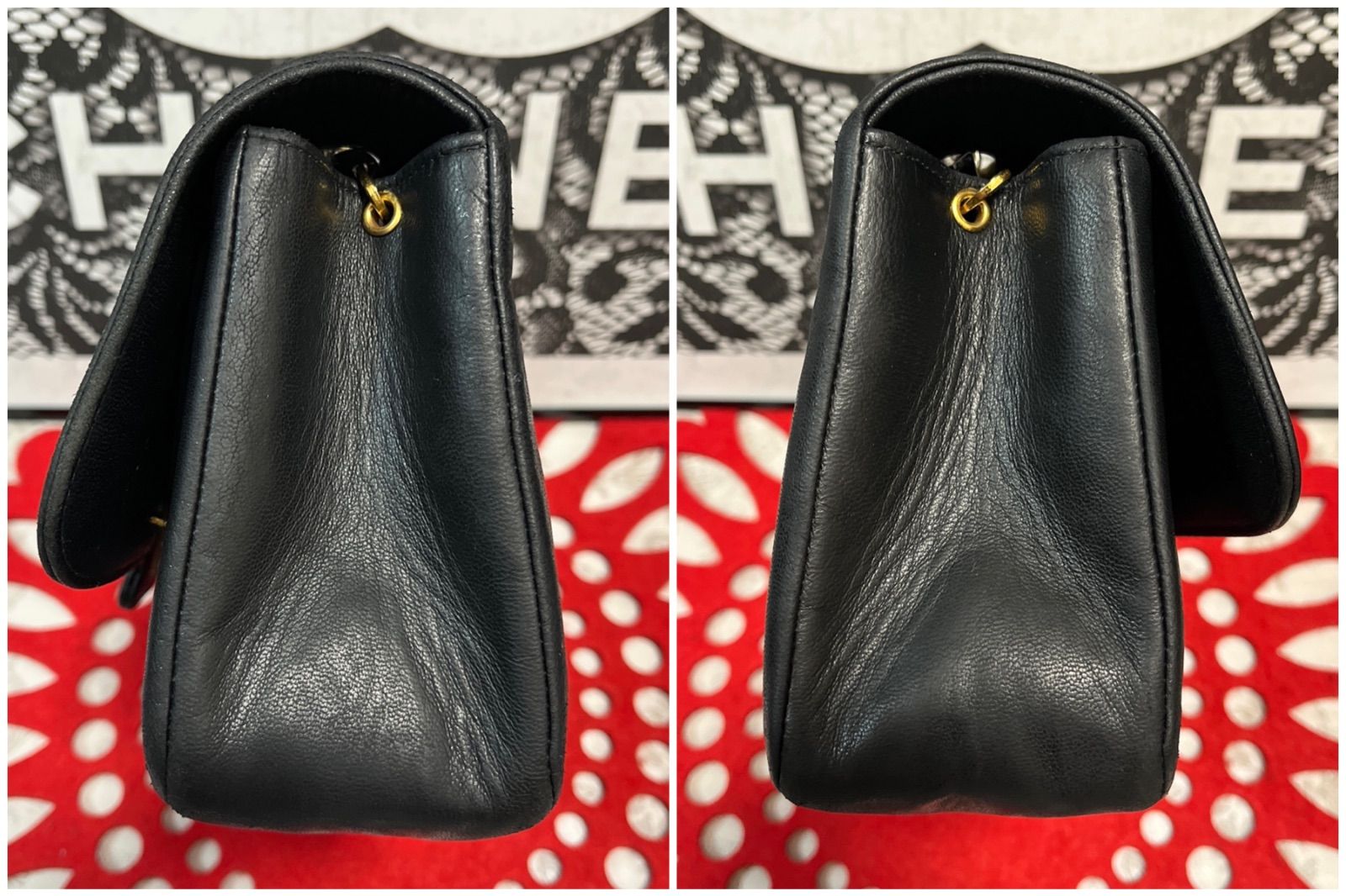極上美品 シャネル CHANEL デザイン フラップ シングルフラップ 063 極上美品 シャネル CHANEL デザイン フラップ シングルフラップ