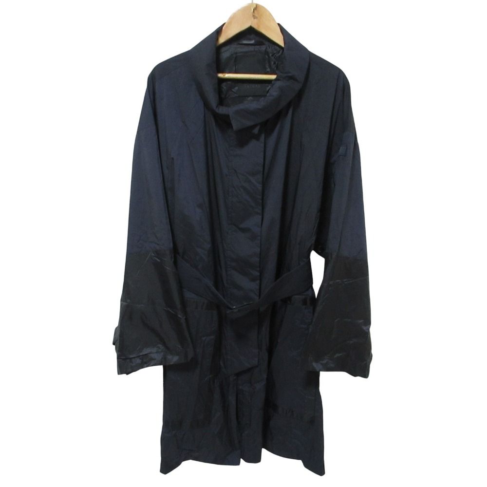 美品　TATRAS ダークネイビー　コート 美品 TATRAS タトラス PONZA ボタンデザイン ベルテッド