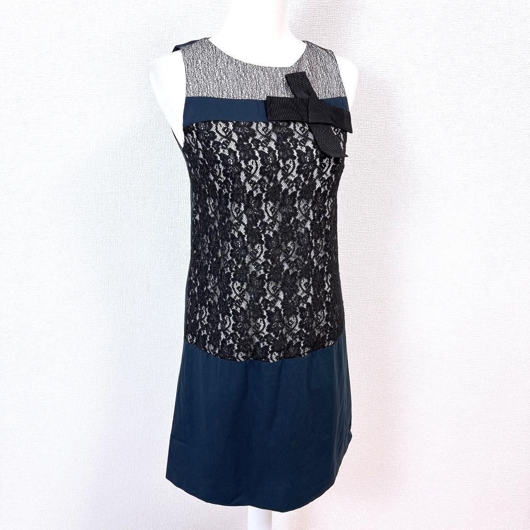 PAULE KA ノースリーブレースワンピース ドレス 36