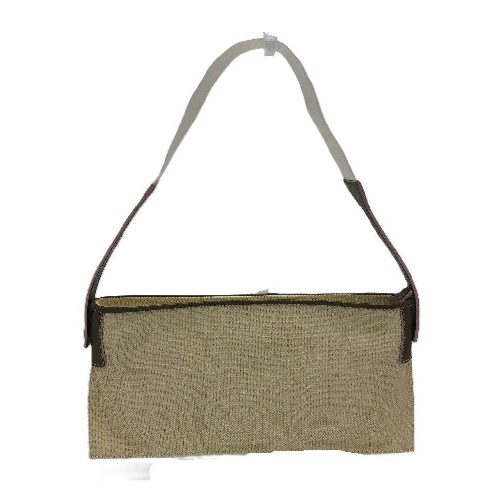 LOEWE ベージュ キャンバス ショルダーバッグ LOEWE ロエベ ショルダーバッグ ロゴ キャンバス ベージュ