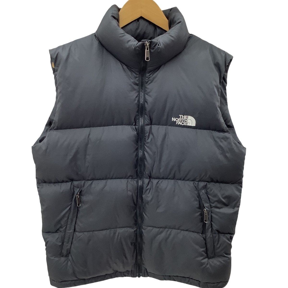 THE NORTH FACE ザノースフェイス レディース ダウンベスト SIZE L ダウン80％ NDW2951X グレー