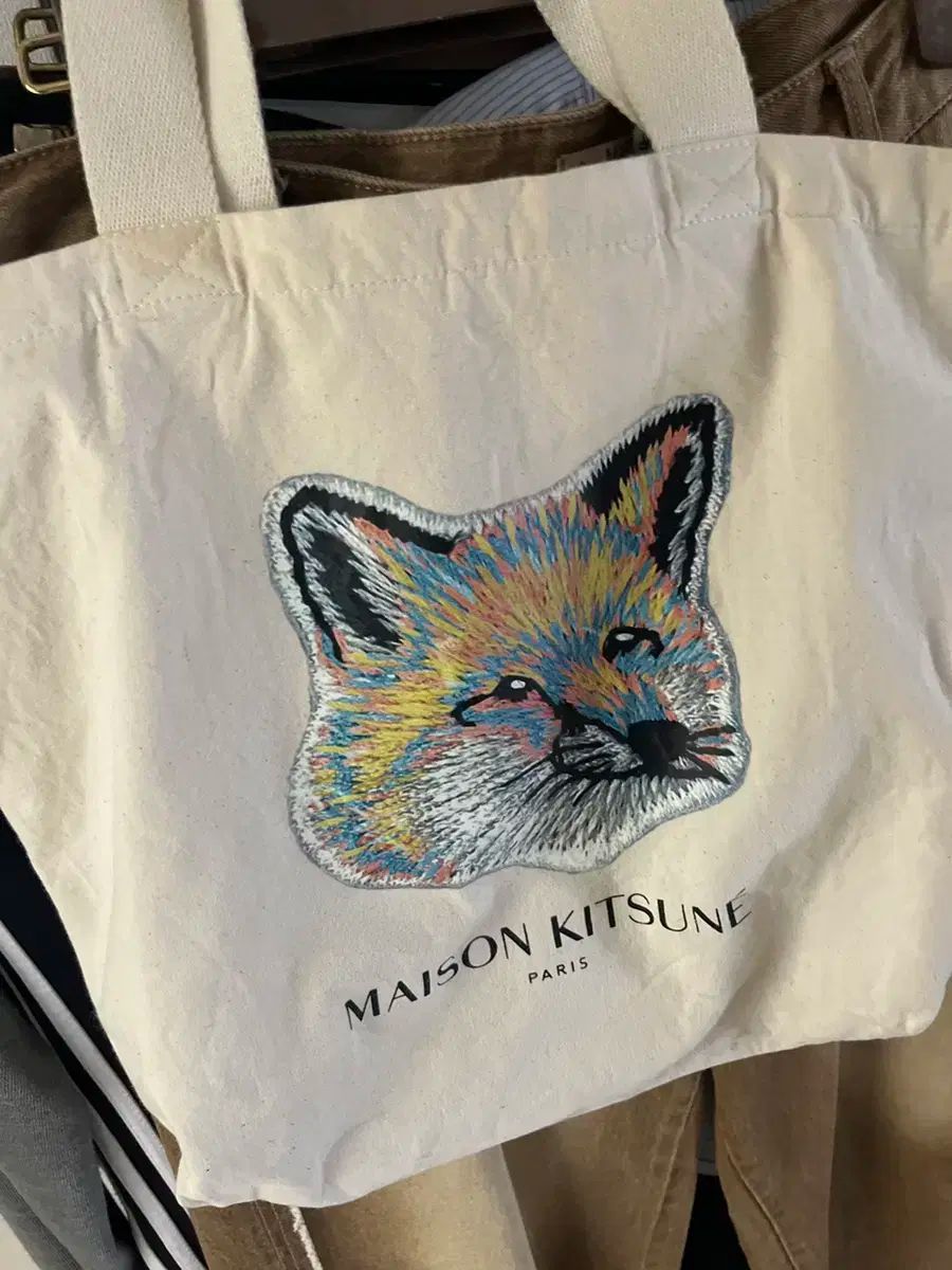 【雷市場（ポンジャン）商品韓国直送】Maison Kitsuné(メゾン キツネ) エコバッグ