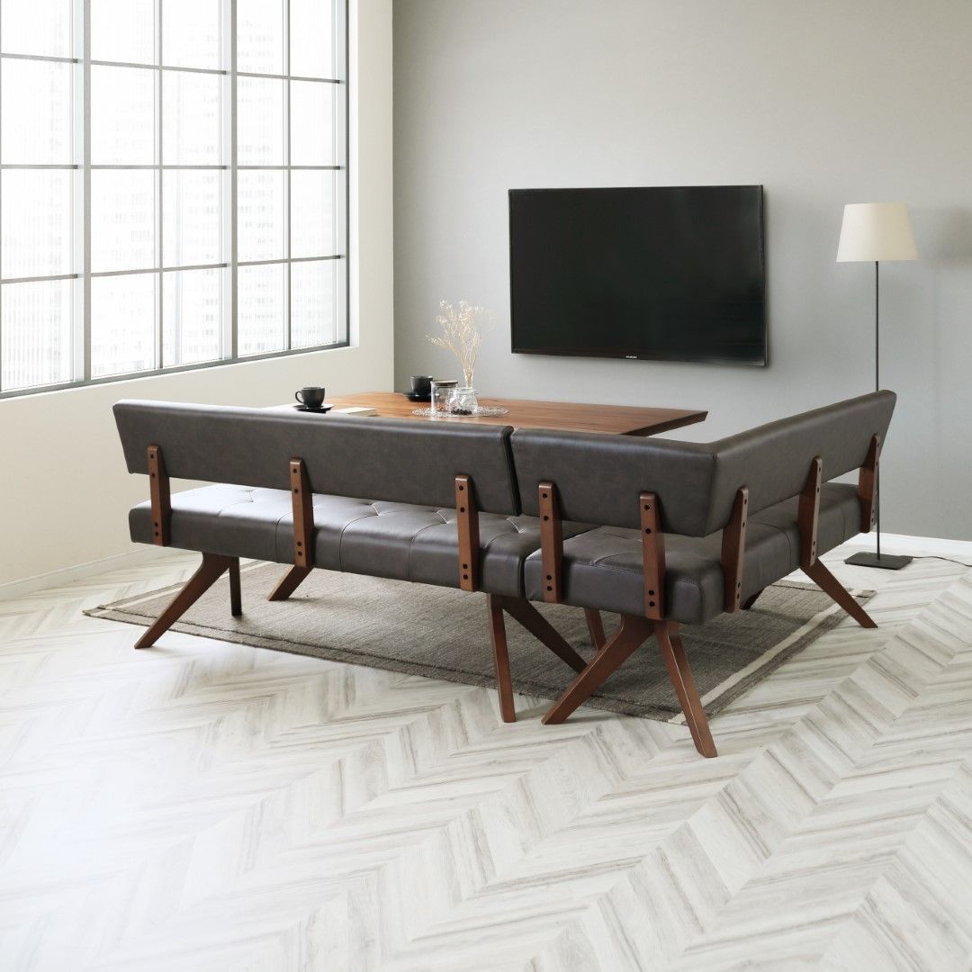 家具 シギヤマ家具 LD セット ダイニングセット 180cm レブル コーナー