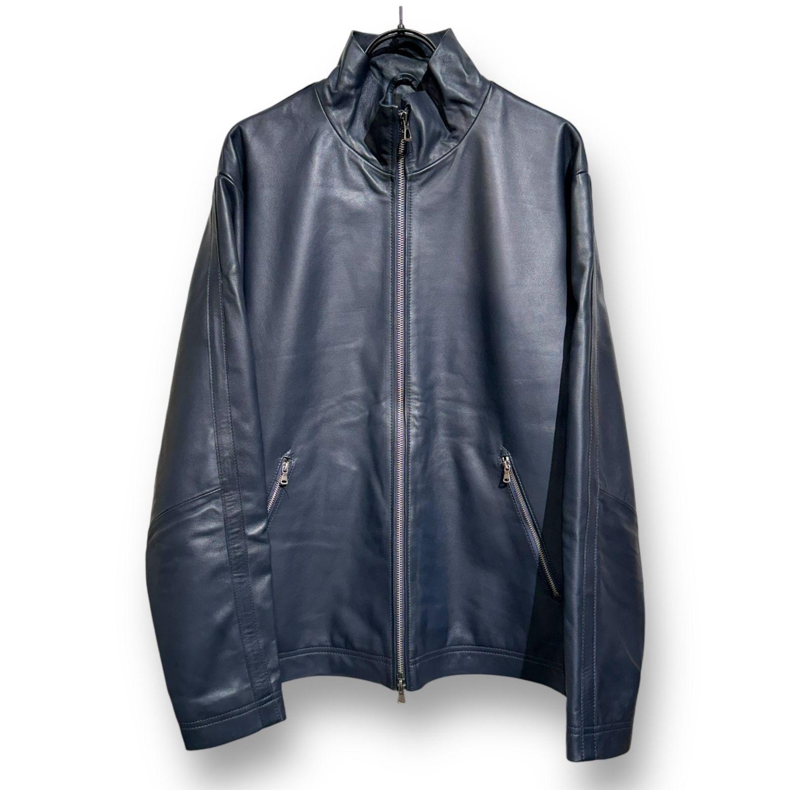 EDIFICE ライダース　ブルゾン EDIFICE (エディフィス) 【ルクア大阪店限定】NAKED LEATHER STAND ZIP