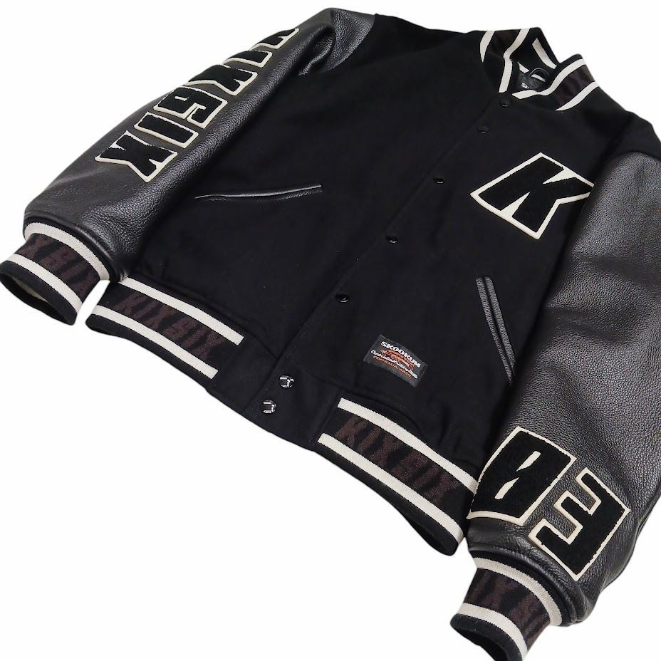 SKOOKUM KIXSIX スクーカム キックスシックス レザースタジャン