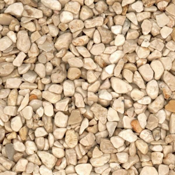 3営業日で発送 マツモト産業 乾燥砂利 クリーム 5～7mm内外 20kg 1424091