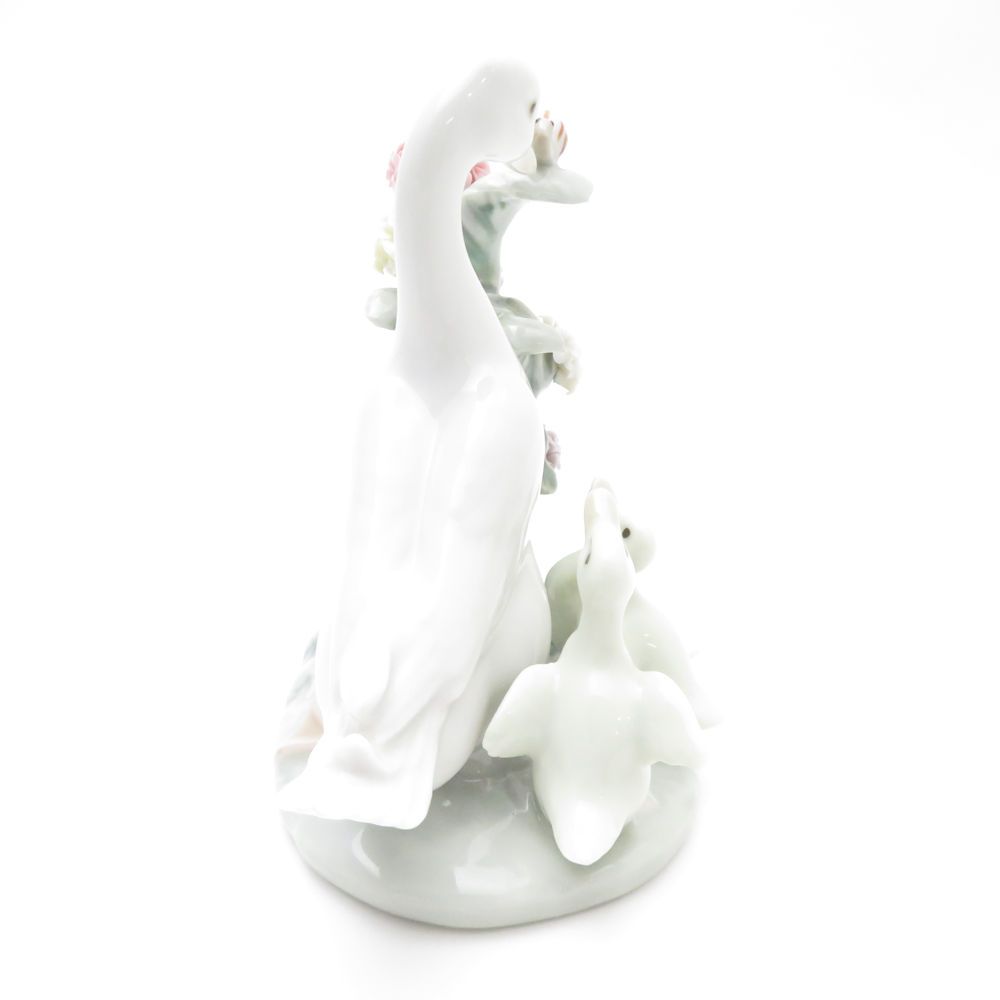 美品 LLADRO リヤドロ 1439 カタツムリとアヒル達 How do you do ? フィギュリン 紫陽花 あひる 置物 陶器人形 オブジェ  SU8777J2 - メルカリ