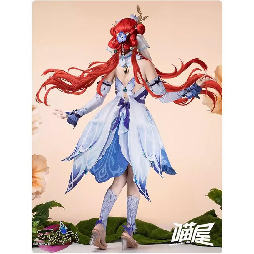 ハロウィン 猫屋小舗 原神 コスプレ ニィロウ 東風はこぶ花の吐息 スキン 衣装 ウィッグ 追加 BJ0930ML03 ハロウィン