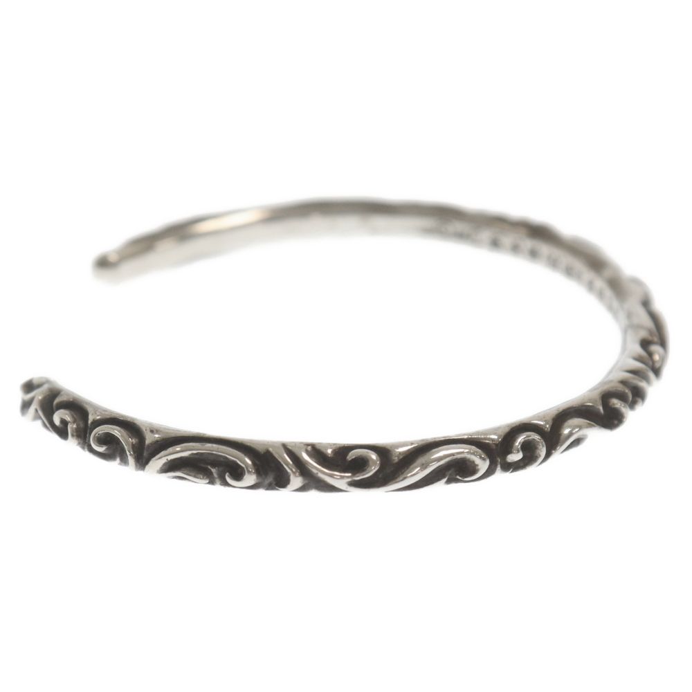 CHROME HEARTS (クロムハーツ) BANGLE SCROLL スクロールバンド シルバーブレスレット