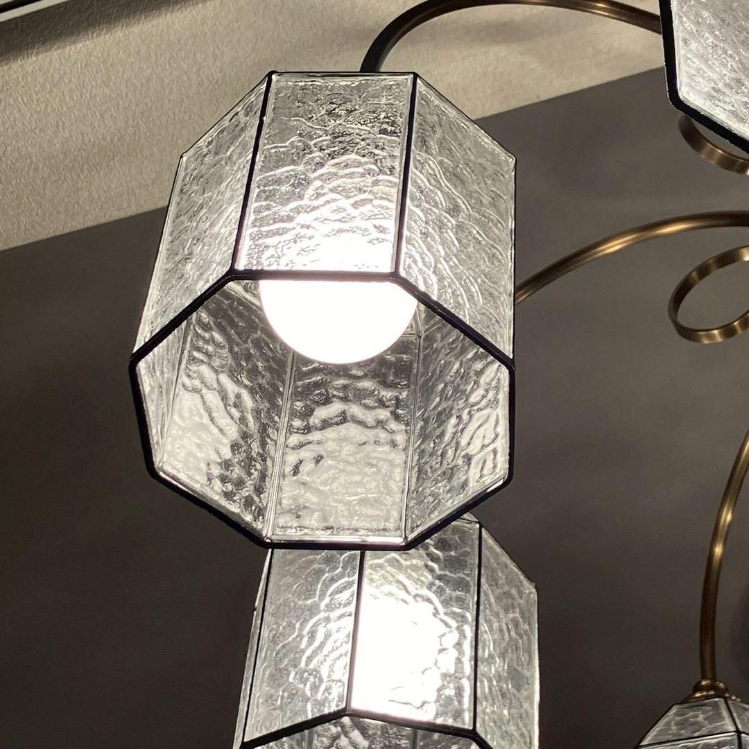 ナショナル 豪華 シャンデリア 8灯 天井照明 エレガンス レトロ