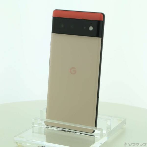 中古品〕 Google Pixel 6 128GB カインダコラル GA02910 au SIM