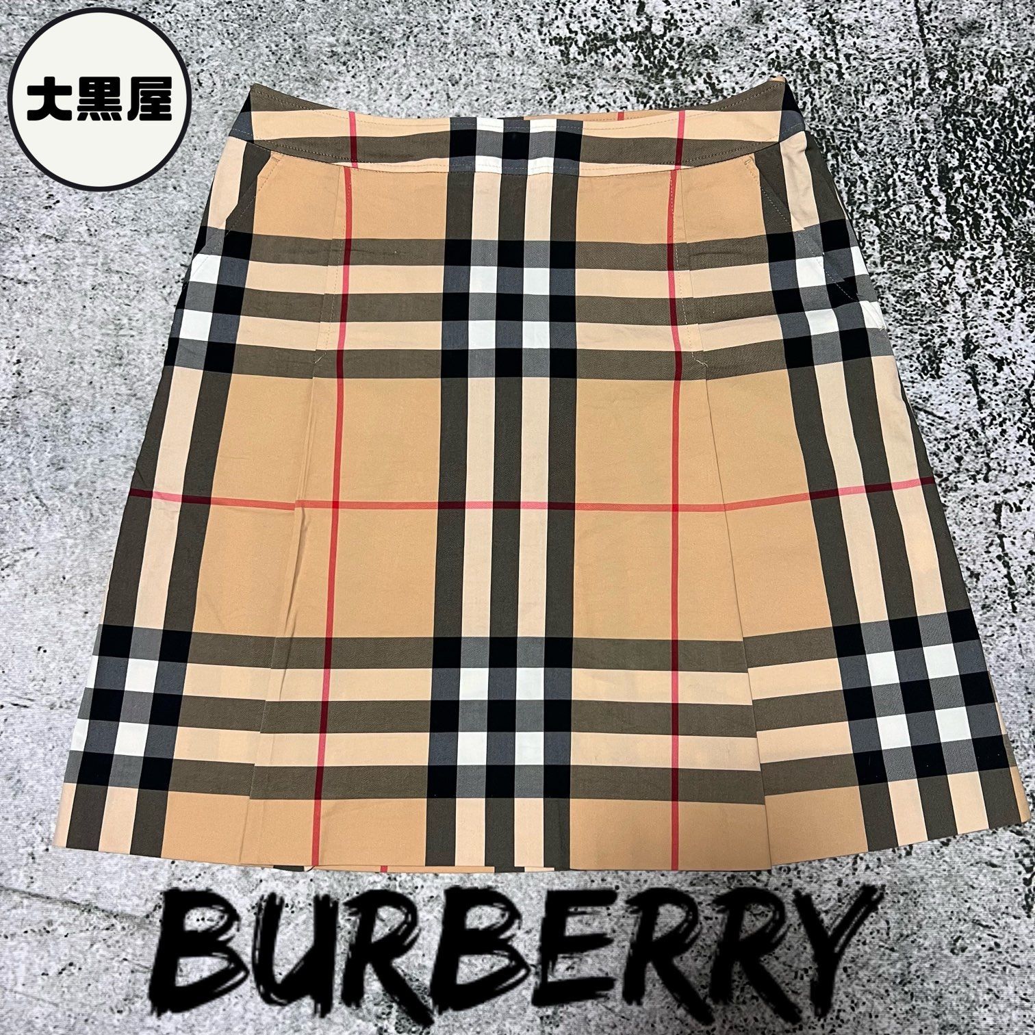 BURBERRY バーバリー スカート ビッグノバチェック ミディ丈 ノバ