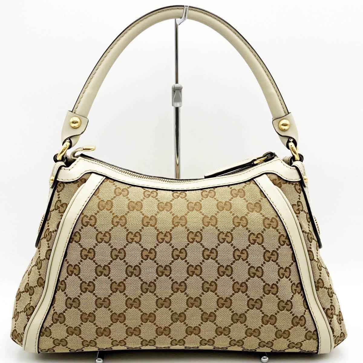 中美品】GUCCI グッチ GG柄 スカーレット スタッズ ショルダーバッグ