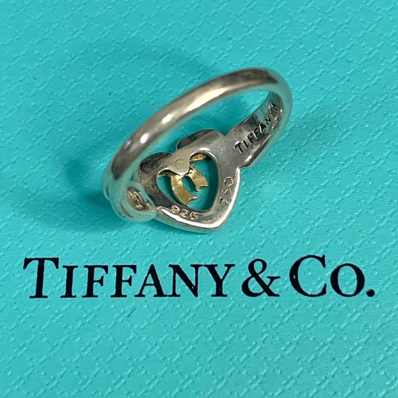 超レア 美品⭐️TIFFANY＆CO. 】レア ティファニー ハートリボン 