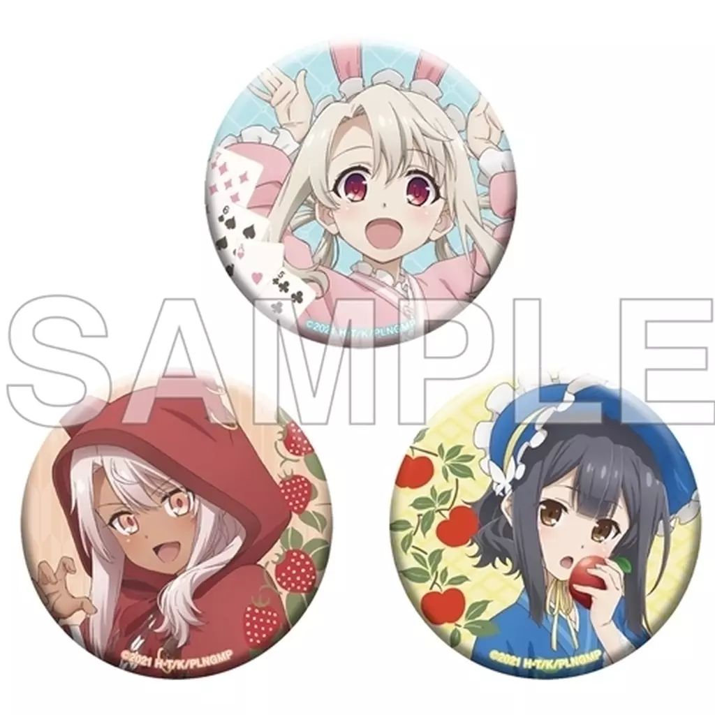 中古】バッジ・ビンズ イリヤ＆美遊＆クロエ 缶バッジセット Kimono 
