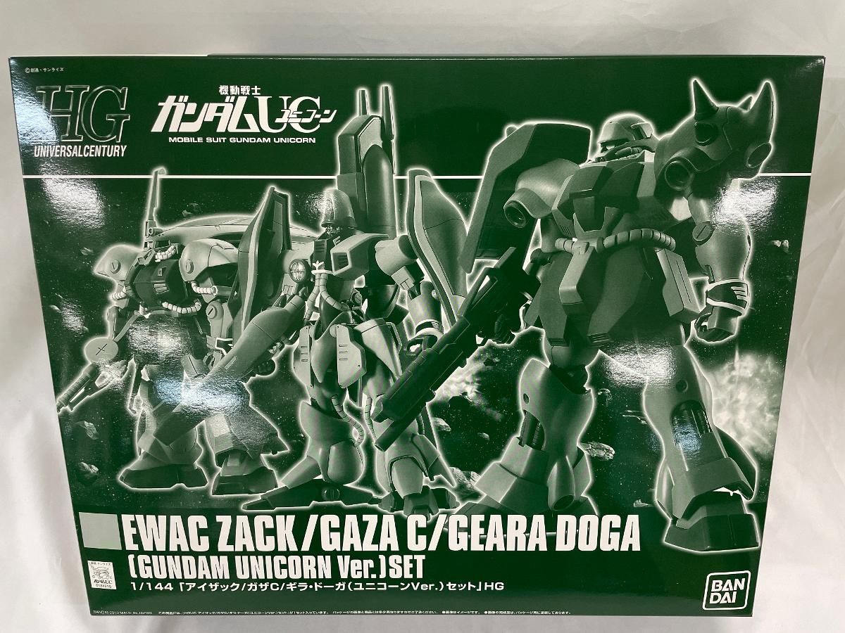 未開封 HGUC 1|144 アイザック|ガザC|ギラ ドーガ ユニコーンVer. セット