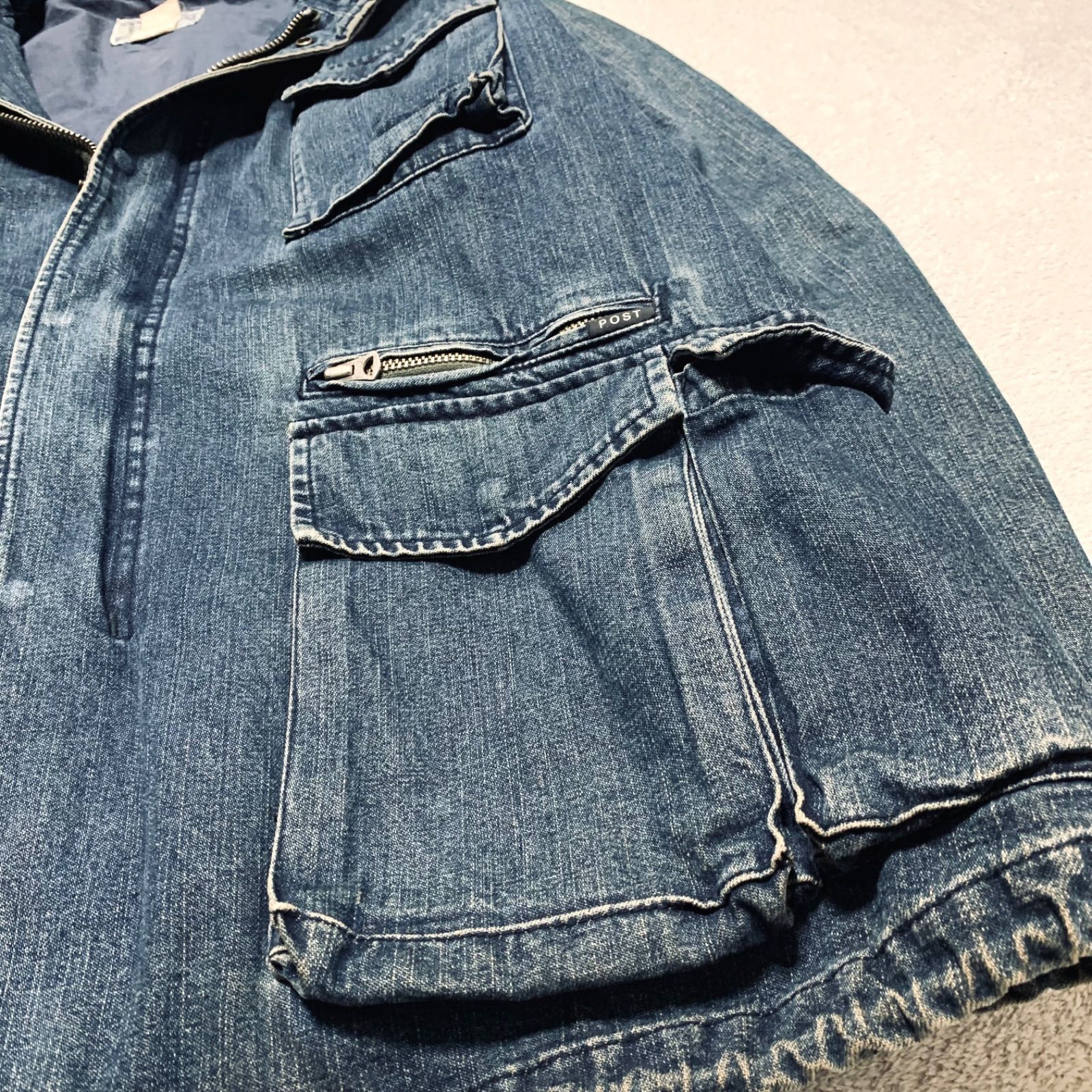 s*n様 POST OVERALLS デニムジャケット M-65 ポストオーバー POST