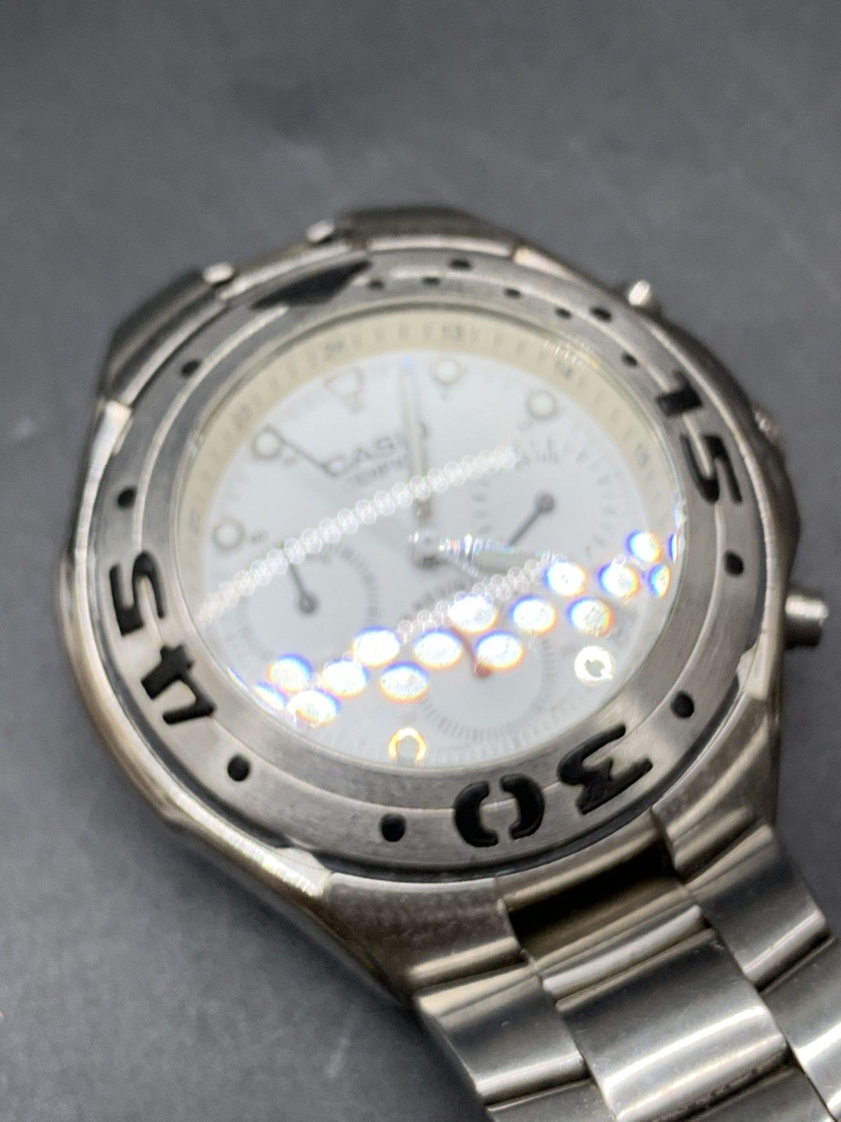 P435 不動 CASIO カシオ EDIFICE エディフィス EF-301 クォーツ 腕時計