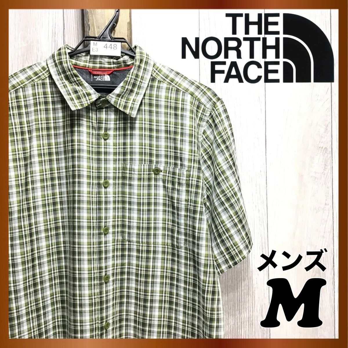 THE NORTH FACE ノースフェイス チェック 半袖シャツ USA