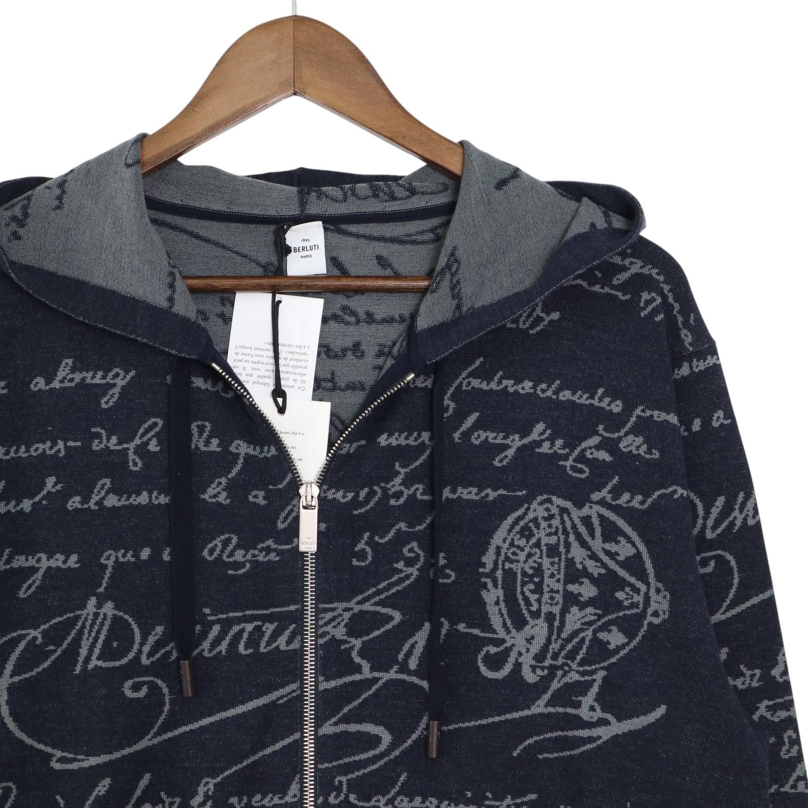 ベルルッティ スクリット ジップアップ パーカー 試着のみ（定価23万円）