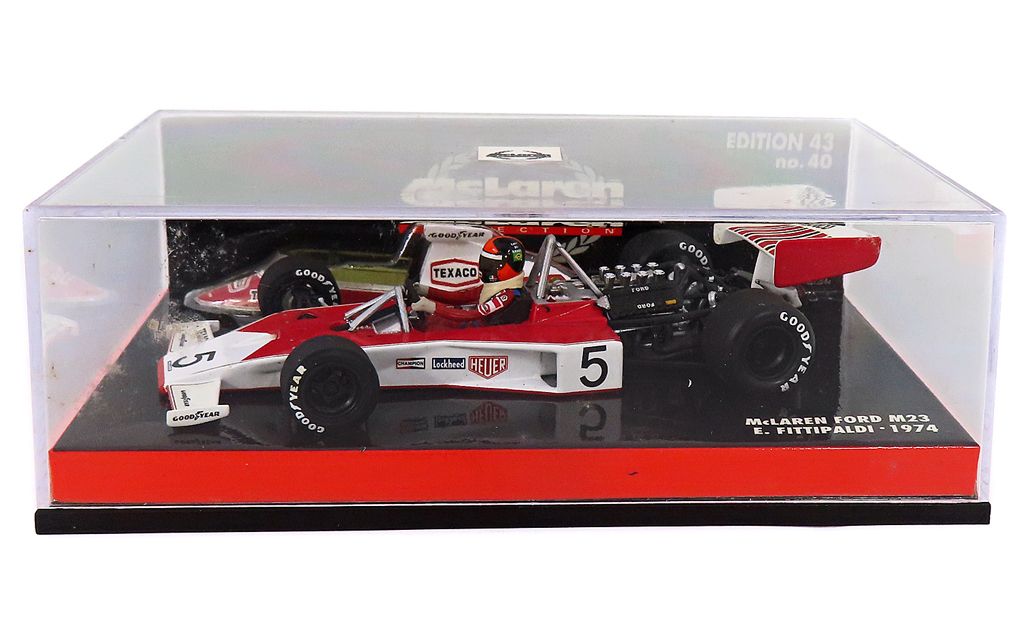 中古】ミニカー 1/43 McLaren FORD M23 1974 TEXACO #5(レッド