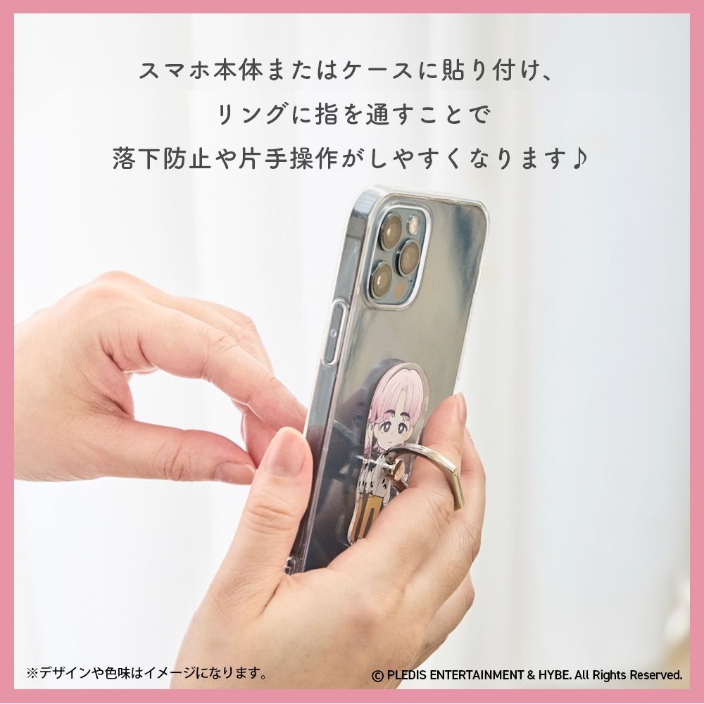 2種セット】SEVENTEEN PetiTEEN S.COUPS スマホリング＆フォンタブ