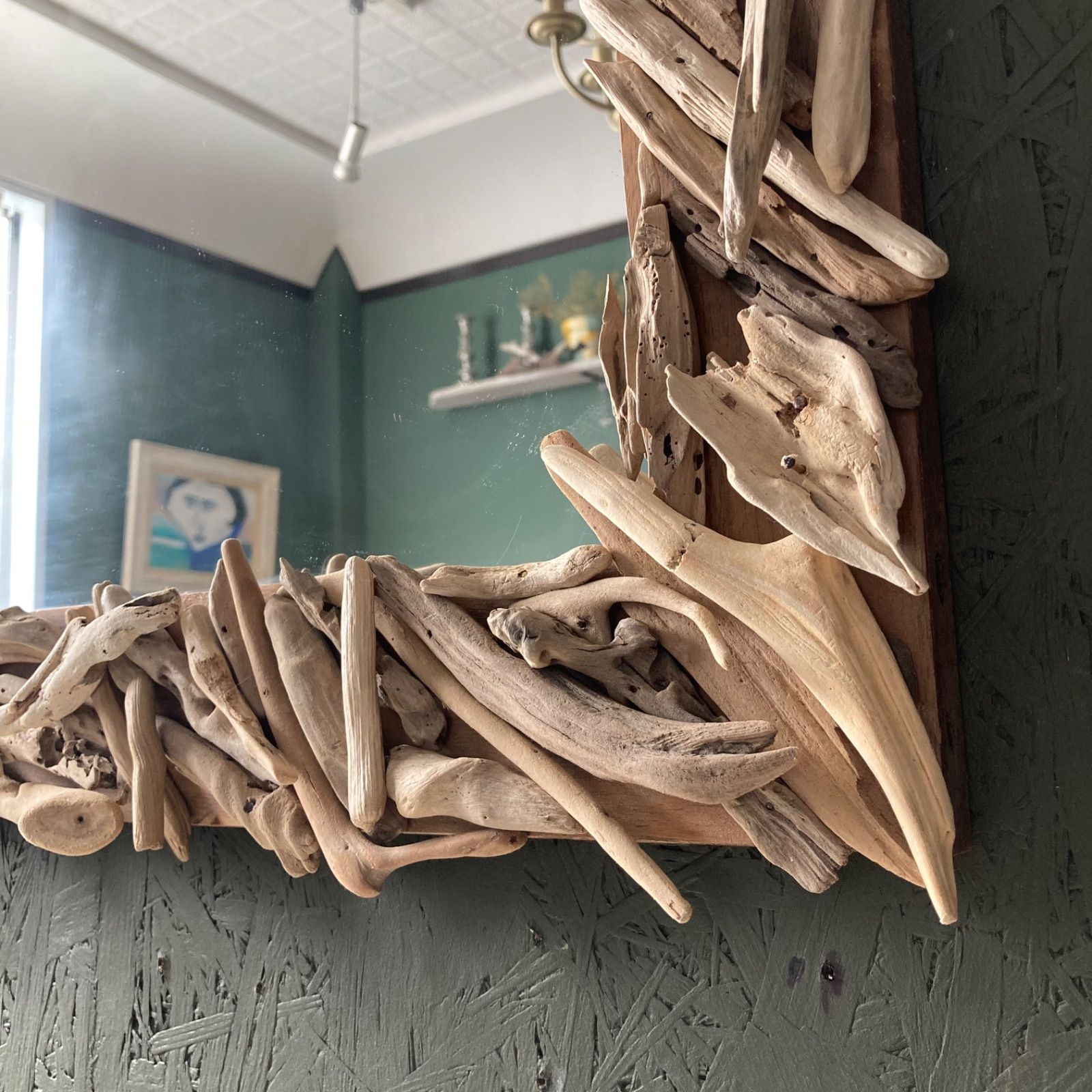 自然を感じるシャビー流木インテリア⭐︎フェイクグリーン（I点物）の