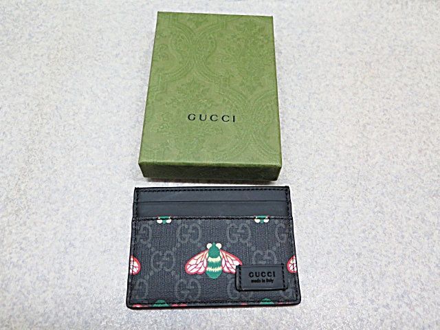 GUCCI グッチ GGスプリーム カードケース 名刺入れ 蜂 ビー
