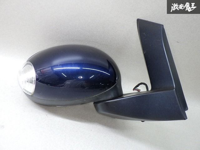 【動作確認OK】スズキ純正 HG21S セルボ ドアミラー サイドミラー ミラー 右 右側 7ピン ブルー系 棚2O24