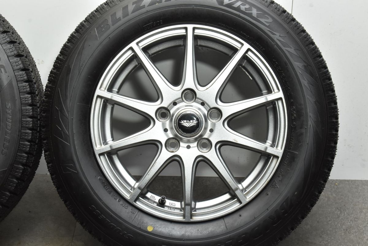 １４年製＋１６年製　ノア　ヴォクシー エスクァイア　１９５／６５Ｒ１５　スタッドレス　114.3　5H　＋50　6J　HIFLY　WM02 交換用にトヨタ エスクァイア 純正 15in 6J +50 PCD114.3 ロード