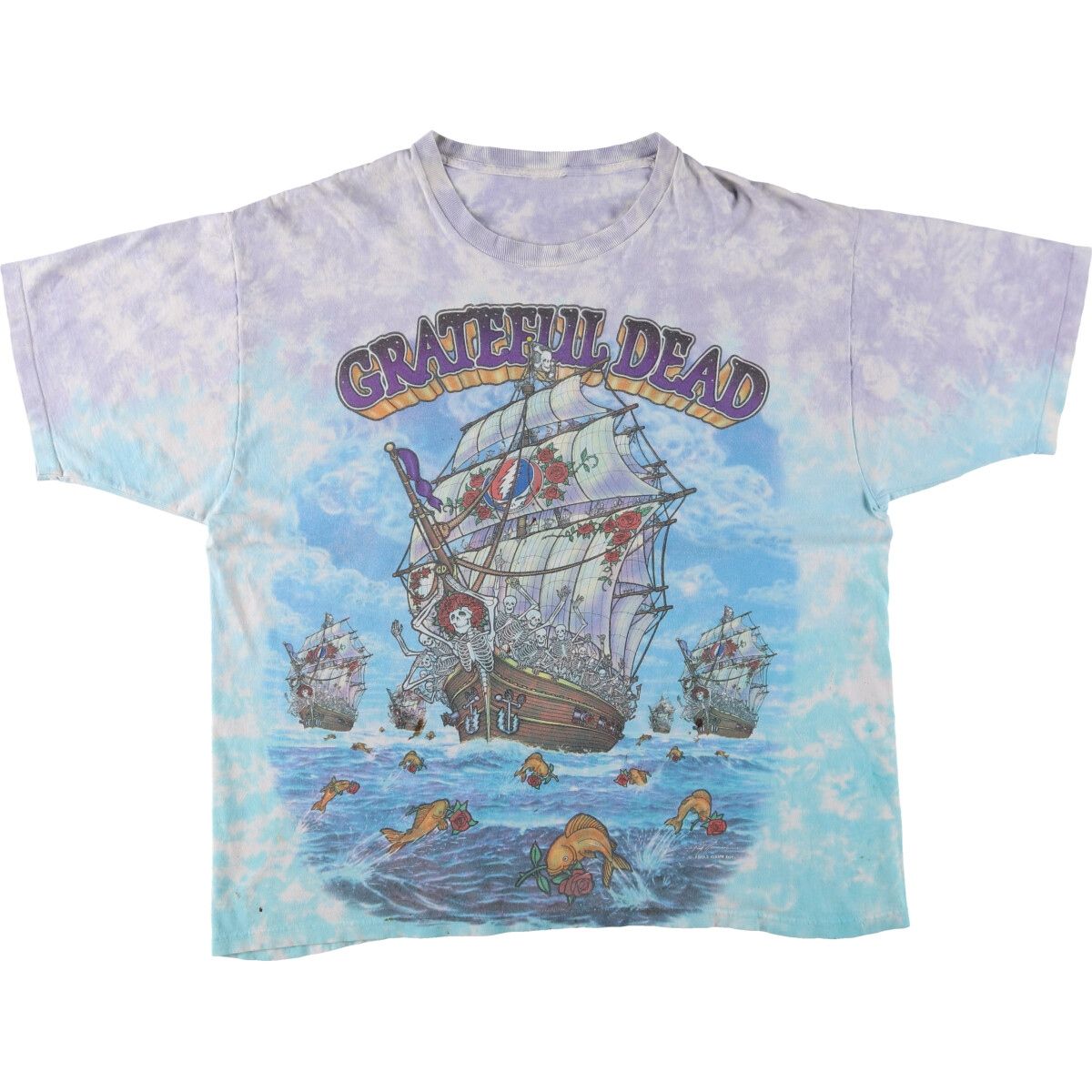 古着 90年代~ GRATEFUL DEAD グレイトフルデッド タイダイ柄 バンドTシャツ バンT メンズXL相当 ヴィンテージ/eaa473195
