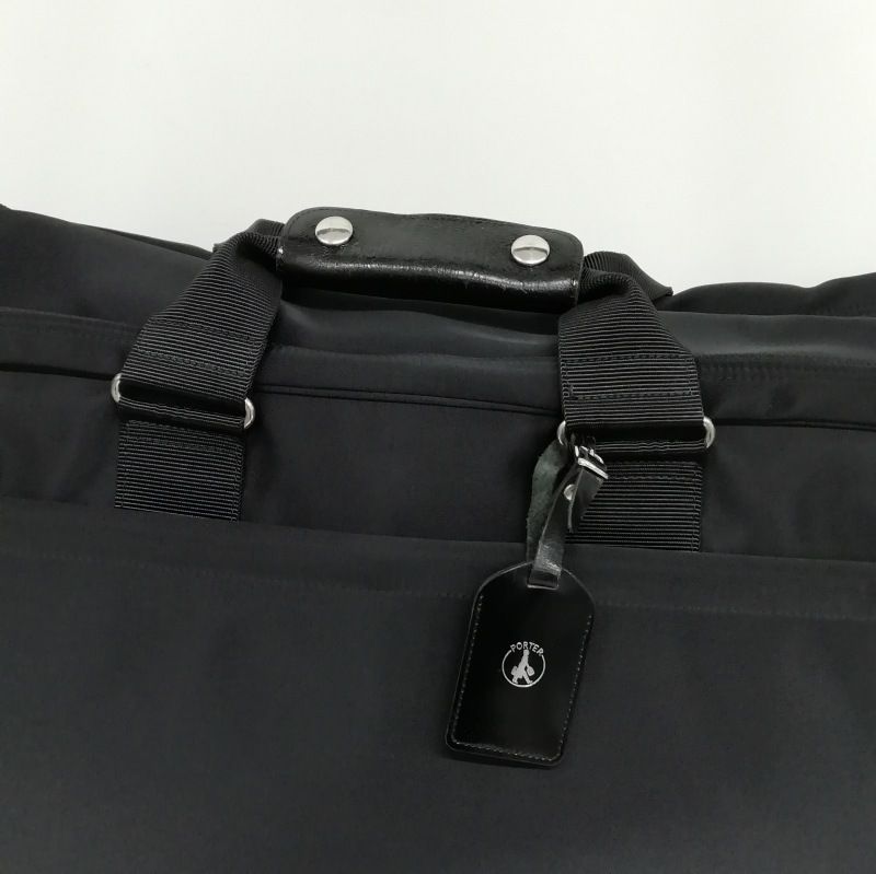 ポーター PORTER 2WAY GARMENT BOSTON BAG ガーメント ボストン バッグ ブラック - メルカリ