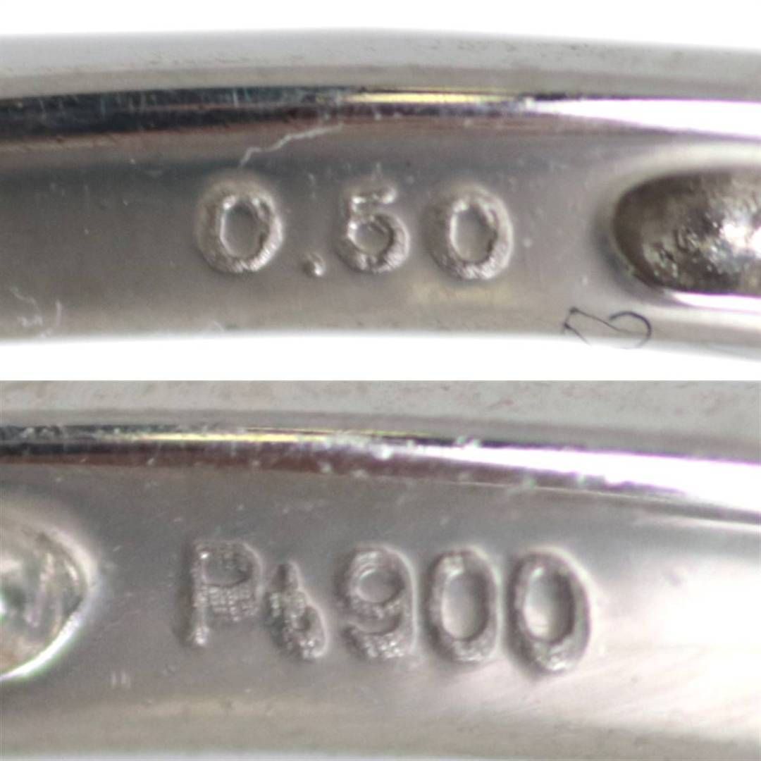 ハーフエタニティ リング 指輪 レディース Pt900 プラチナ900 
