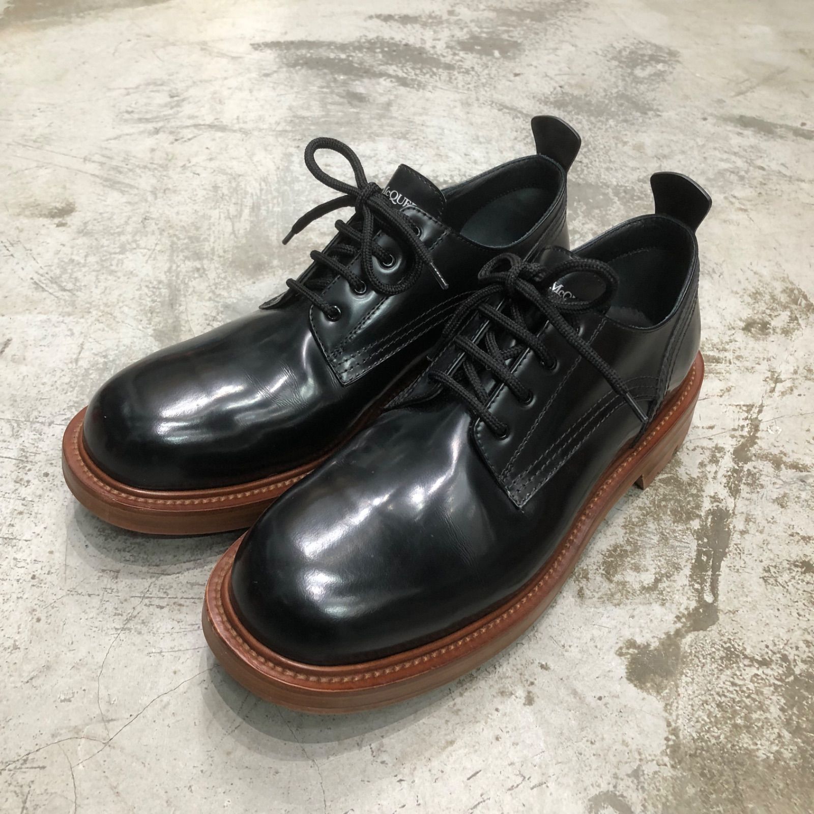 p*1様 Alexander McQueen 43 革靴 アレキサンダーマックイーン 革靴 43