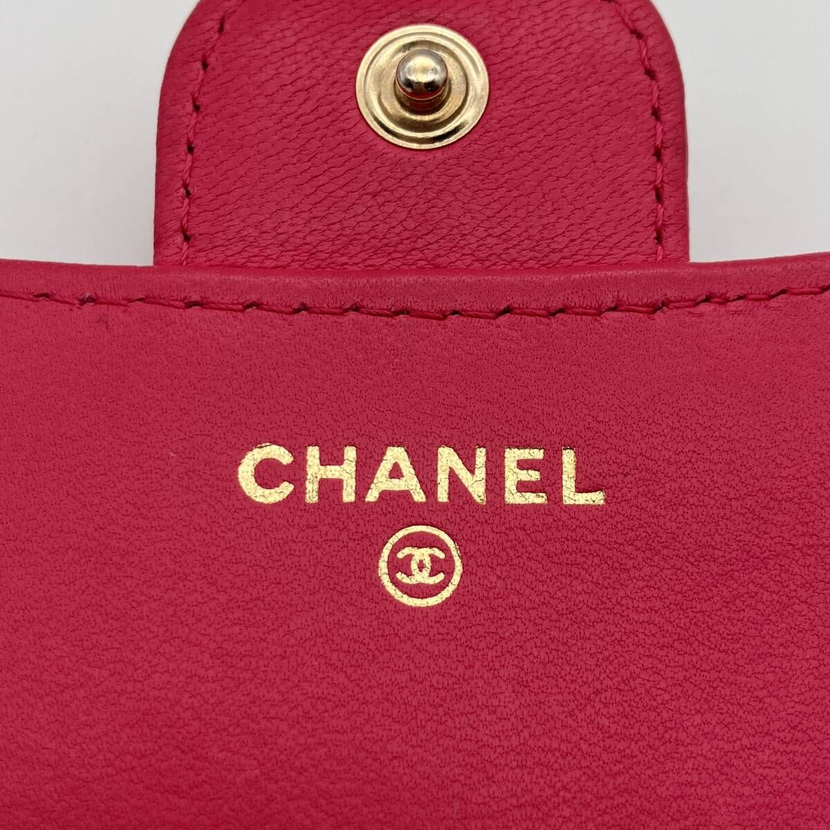 ✨激レア✨ CHANEL マトラッセ 長財布 二つ折りココマーク ラムスキン 赤 CHANEL シャネル 長財布 レッド系 ラムスキン クラシックロング