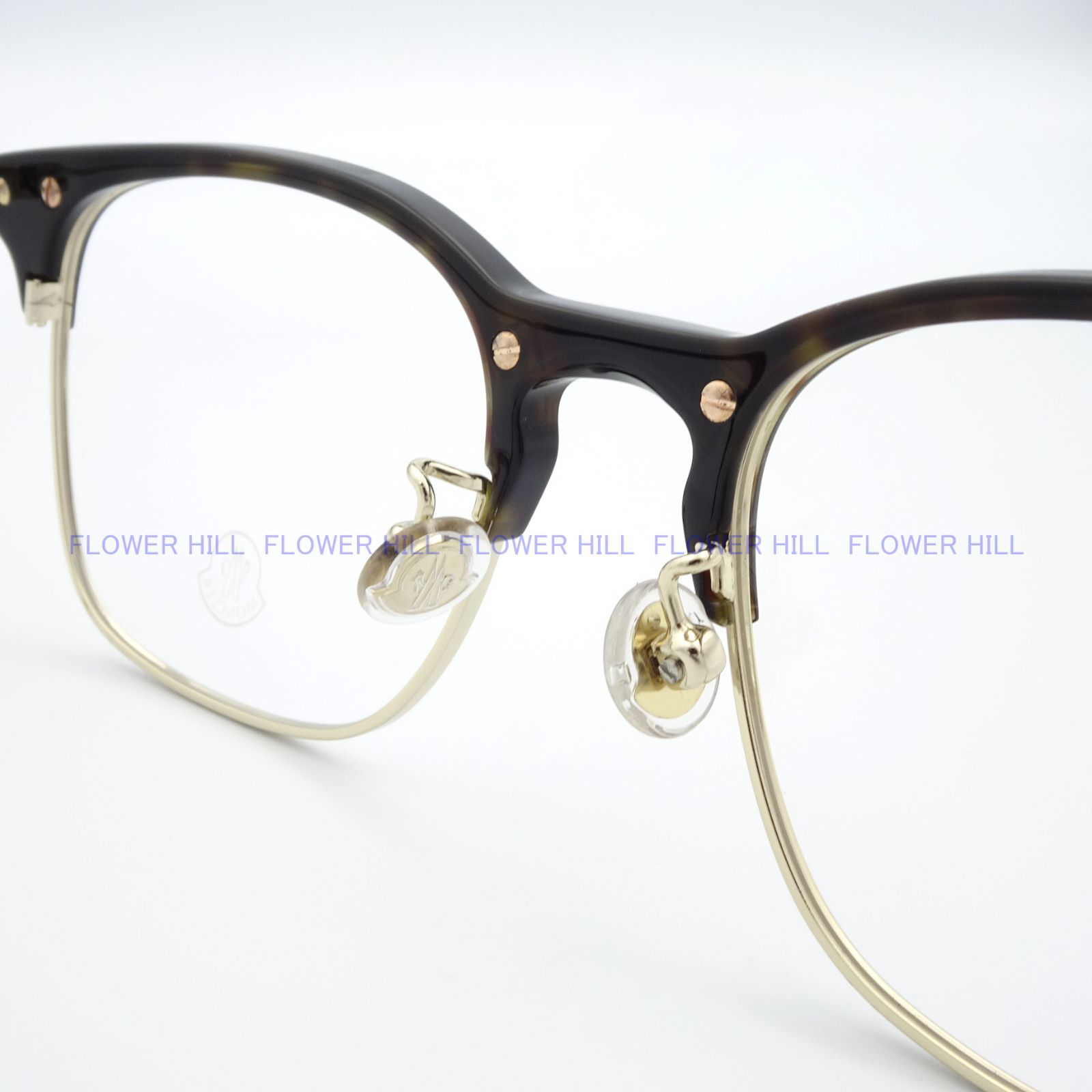 MONCLER ML5079-D 052 メガネ フレーム ハバナ ゴールド