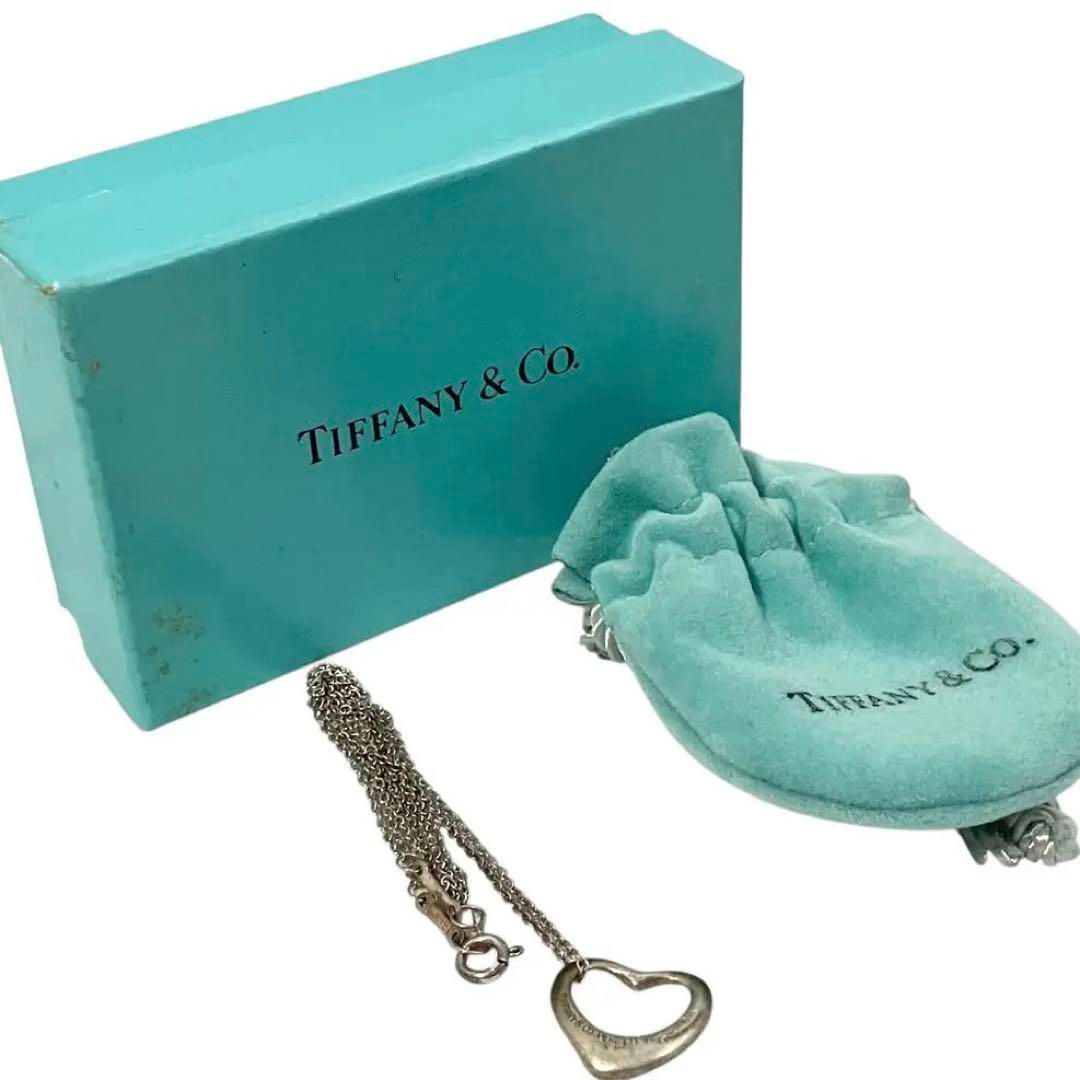 Tiffany & Co. ティファニー　ハート型ネックレス　箱 Tiffany&CO. ティファニー ネックレス 925 オープンハート