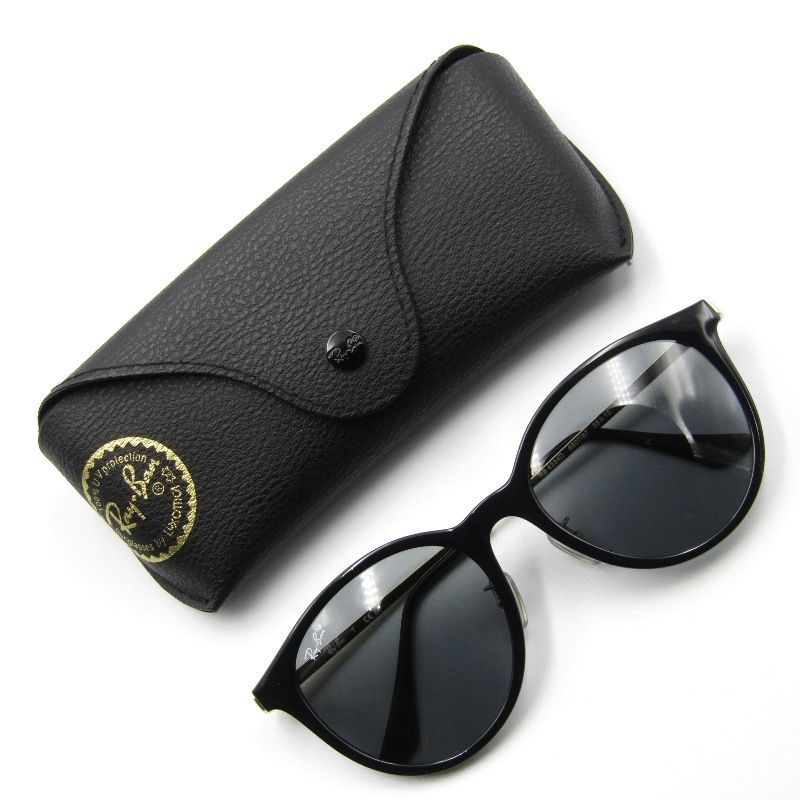 美品 Ray-Ban レイバン サングラス RB4334D 中国製 ボストン
