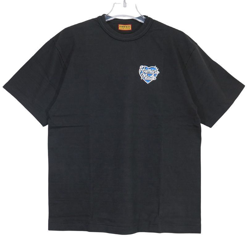 HUMAN MADE ヒューマンメイド GRAPHIC T-SHIRT HM29TE005 front HEART back HUMAN MADE グラフィック Tシャツ ブラック ショートスリーブ 半袖 カットソー octk