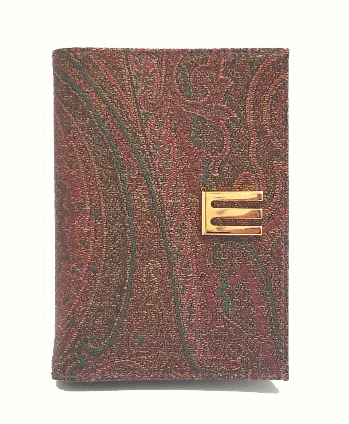 エトロ 手帳カバー ペイズリー 差し込み式 ＥＴＲＯ レディース ミニサイズ 手帳