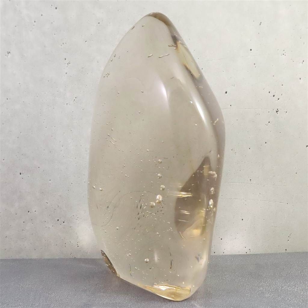 インドネシア産アンダラクリスタル ポリッシュ ピンク 790g 榎本通商26629