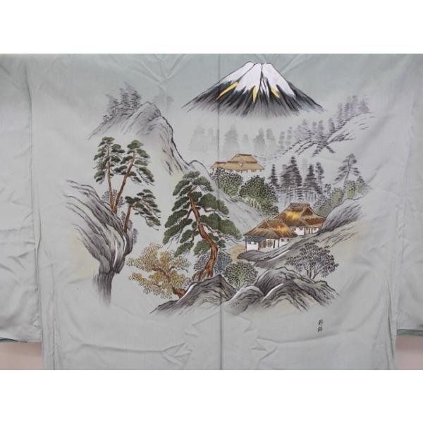 〔楽布特選〕99919 owｔ 正絹襦袢 男物 未仕立て げ