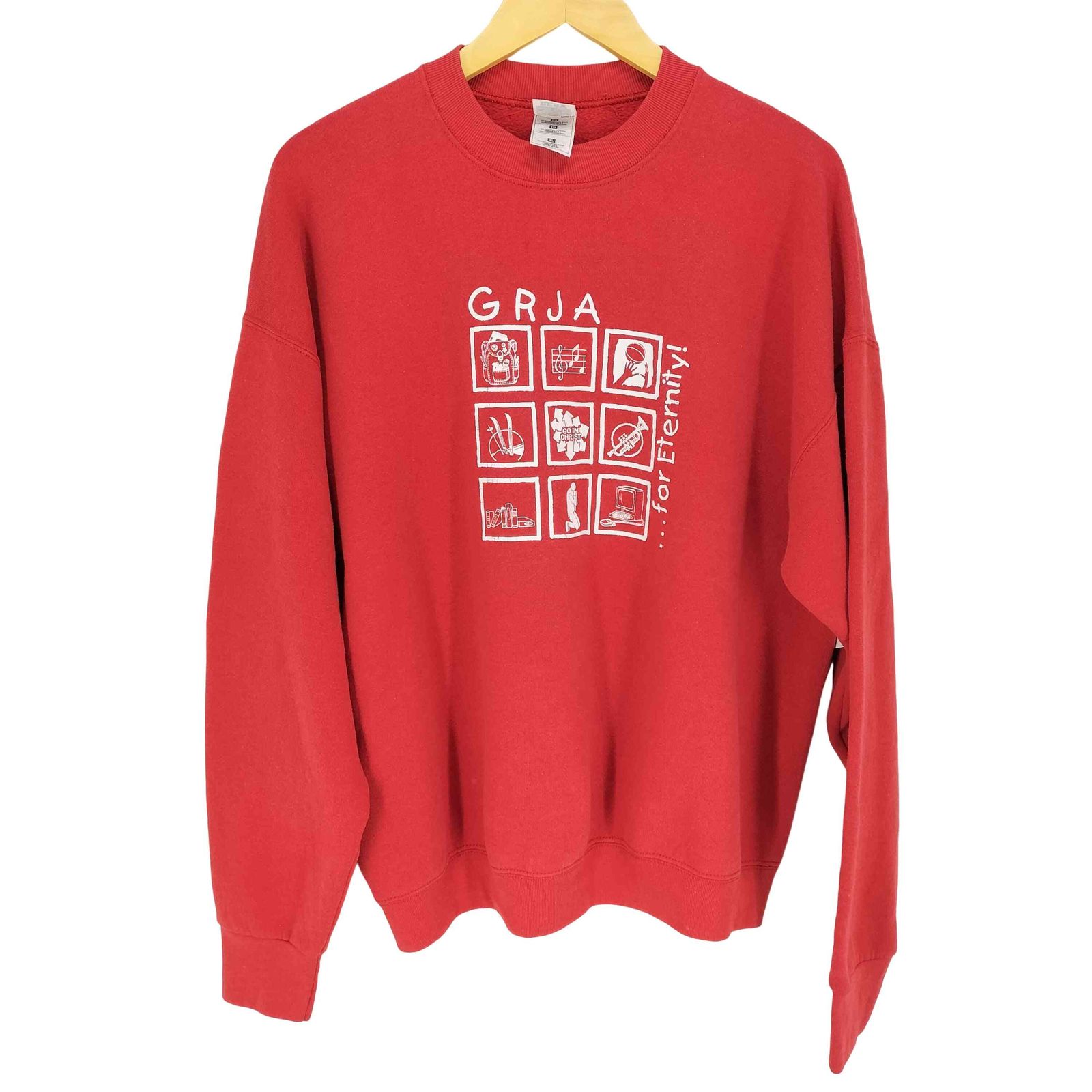 フルーツオブザルーム FRUIT OF THE LOOM 90s USA製 フロントプリント